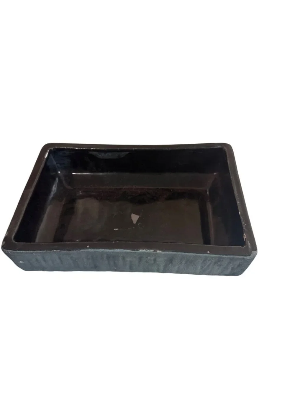 Haeger Pottery Vintage MCM Sascha Trinket Jewelry Box 8x5x2 Home Decor Gray